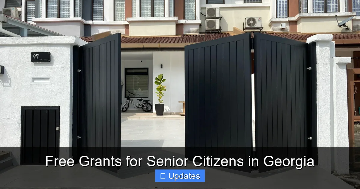 Free Grants for Senior Citizens in Georgia
