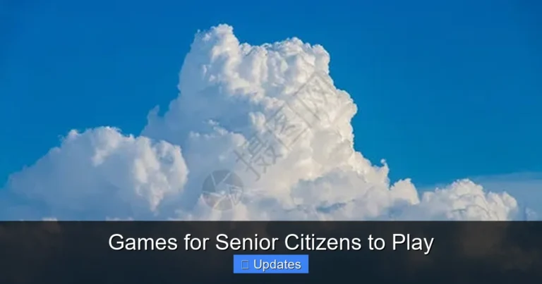 Games for Senior Citizens to Play