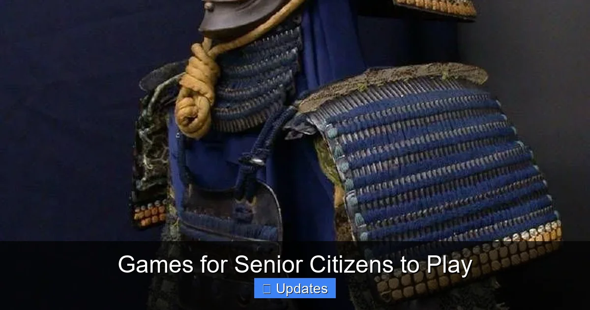 Games for Senior Citizens to Play