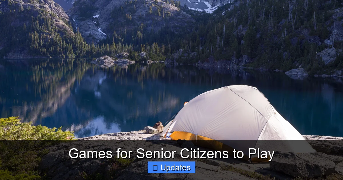 Games for Senior Citizens to Play