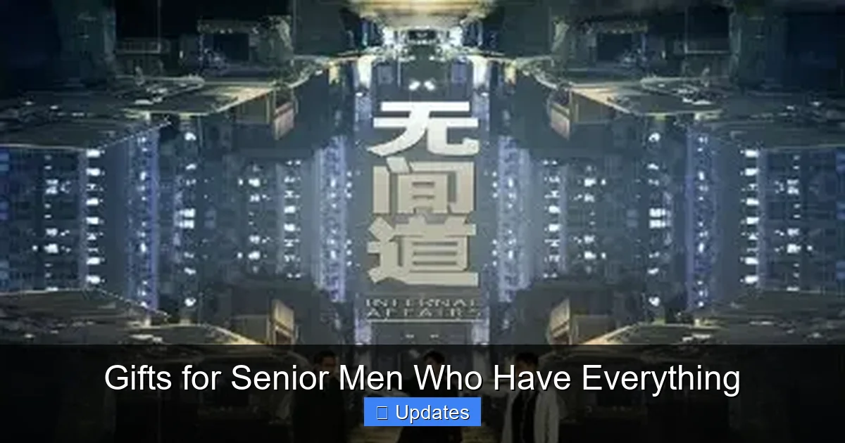 Gifts for Senior Men Who Have Everything