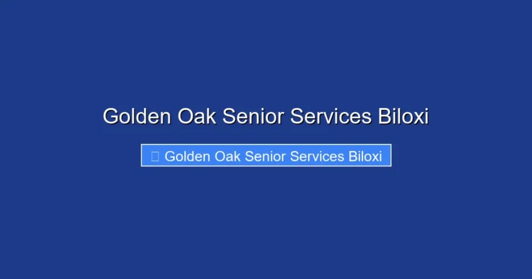 Golden Oak Senior Services Biloxi