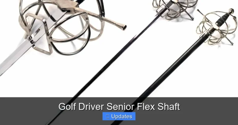 Golf Driver Senior Flex Shaft