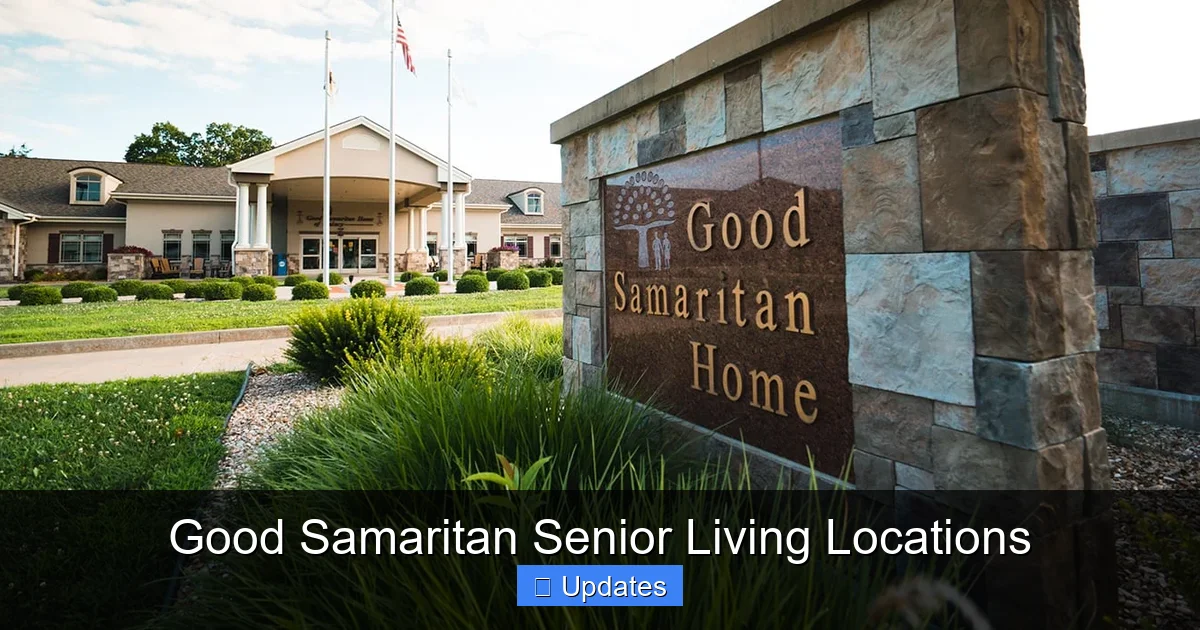 Good Samaritan Senior Living Locations