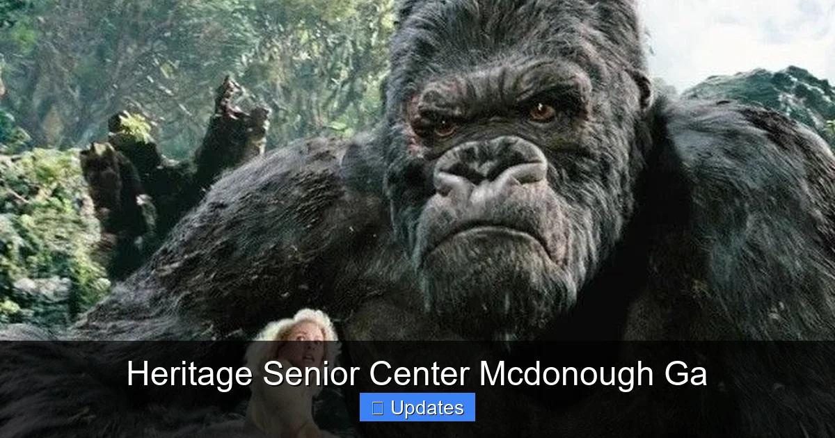 Heritage Senior Center Mcdonough Ga