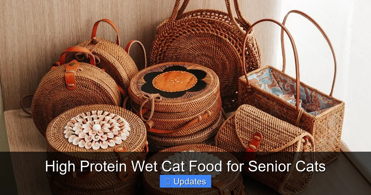 High Protein Wet Cat Food for Senior Cats