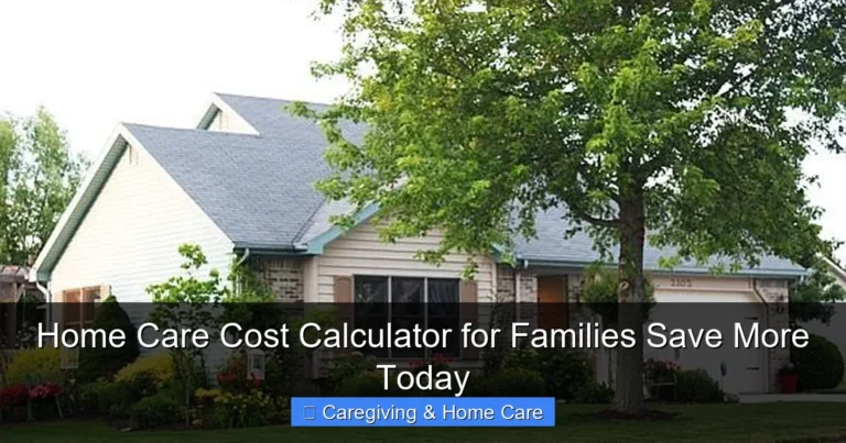 Home Care Cost Calculator for Families Save More Today