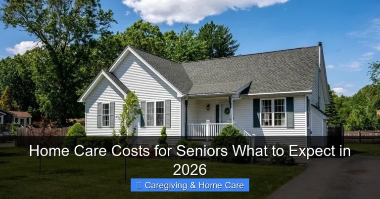 Home Care Costs for Seniors What to Expect in 2026