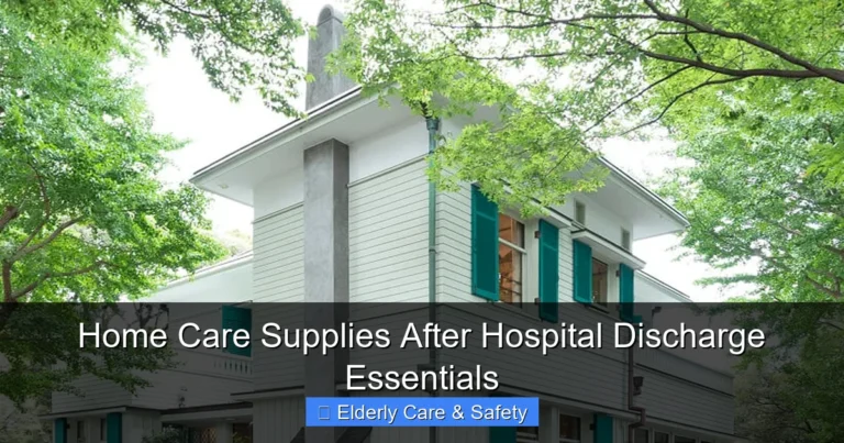 Home Care Supplies After Hospital Discharge Essentials