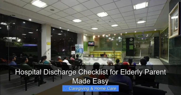 Hospital Discharge Checklist for Elderly Parent Made Easy