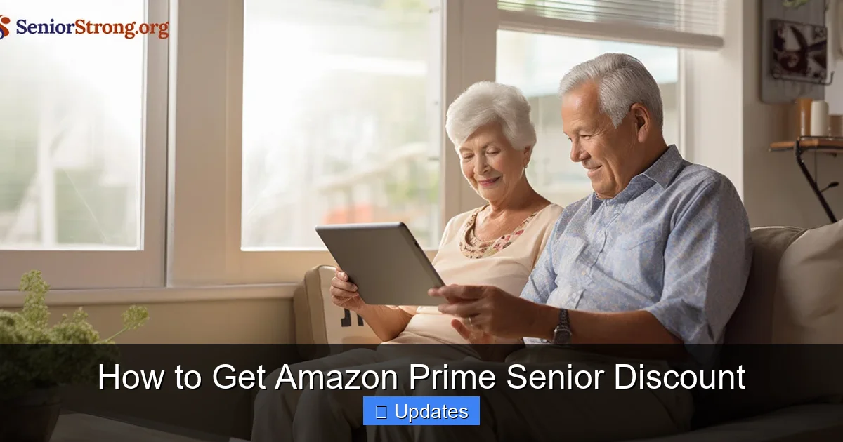 How to Get Amazon Prime Senior Discount