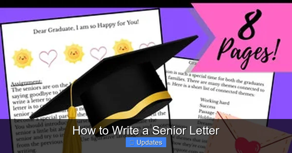 How to Write a Senior Letter - SeniorsProTalk