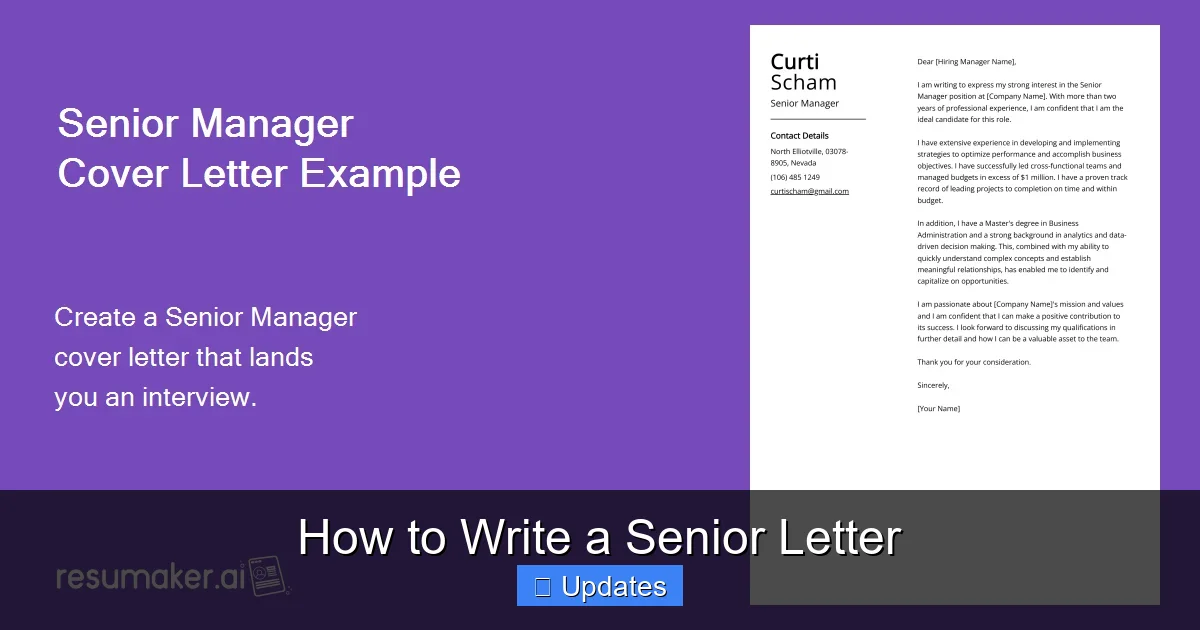 Prinable Senior Letters How to Write a Senior Letter - SeniorsProTalk