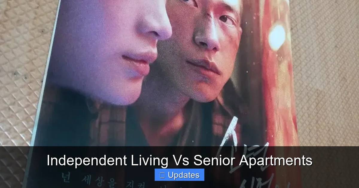 Independent Living Vs Senior Apartments