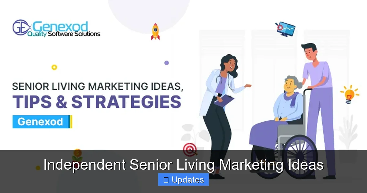 Independent Senior Living Marketing Ideas