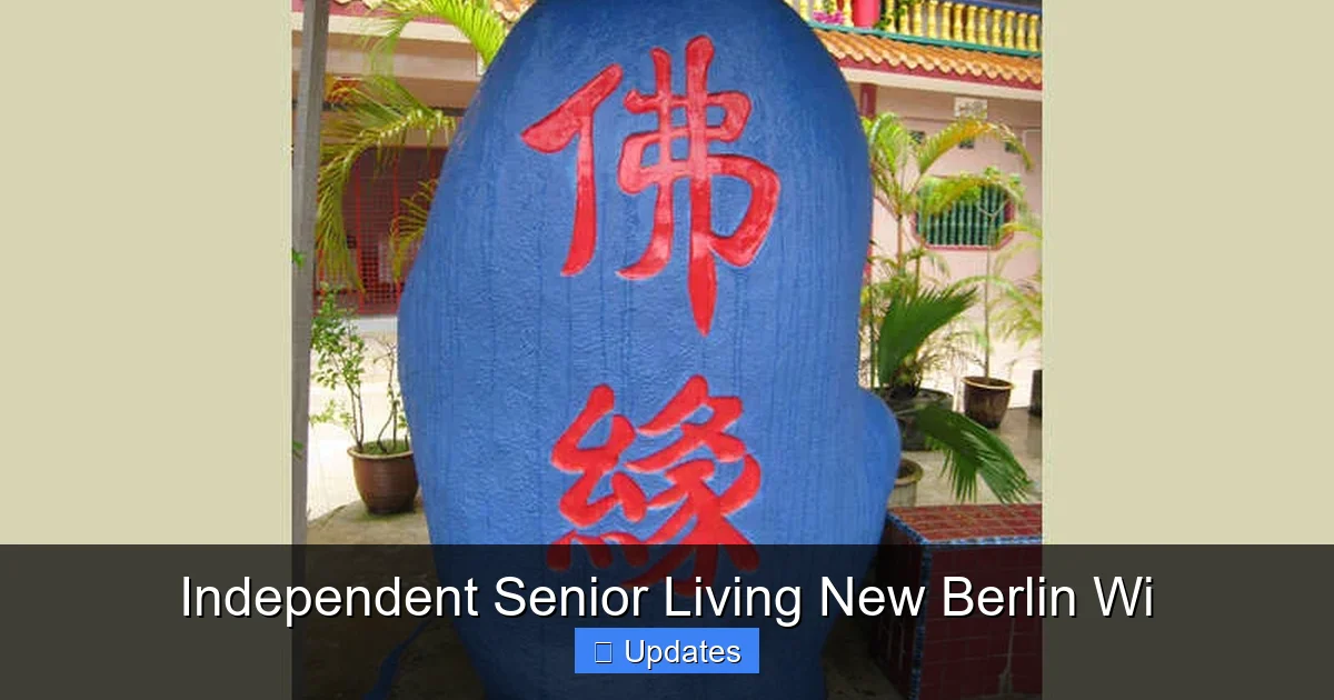 Independent Senior Living New Berlin Wi
