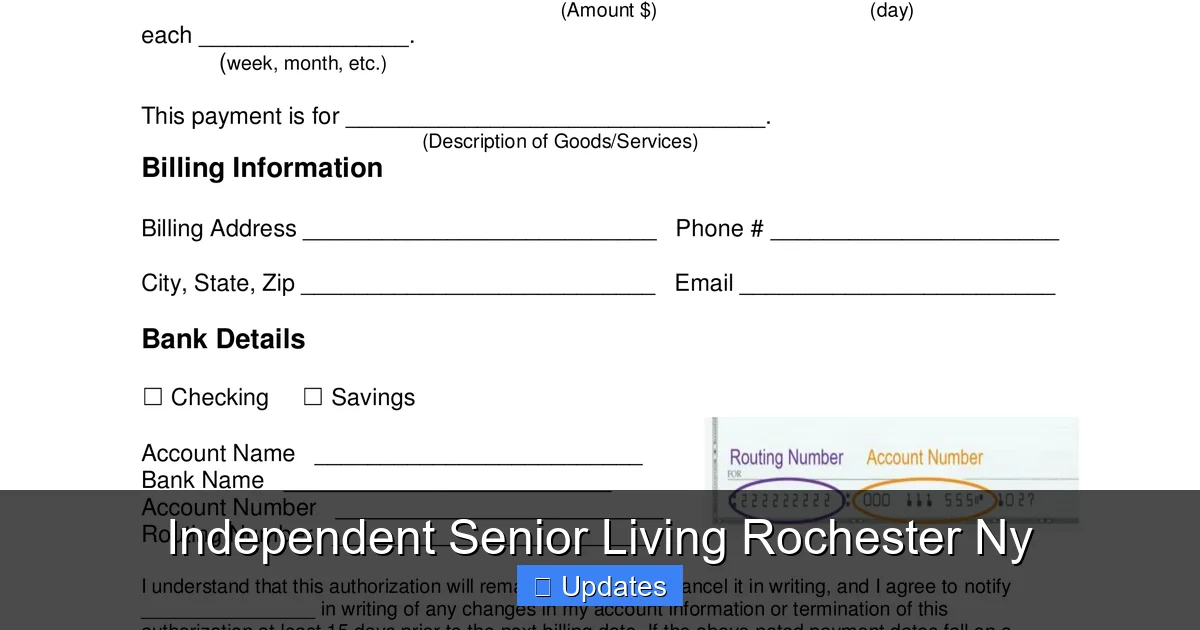 Independent Senior Living Rochester Ny