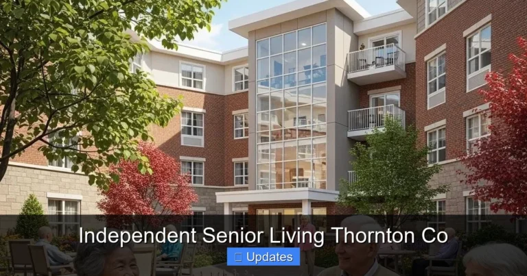 Independent Senior Living Thornton Co