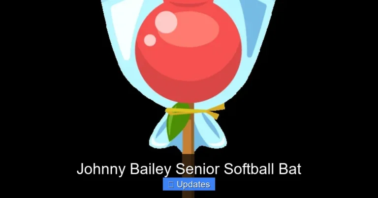 Johnny Bailey Senior Softball Bat