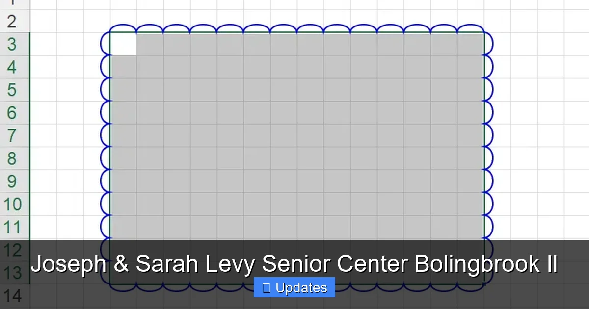Joseph & Sarah Levy Senior Center Bolingbrook Il