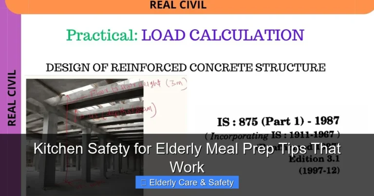 Kitchen Safety for Elderly Meal Prep Tips That Work