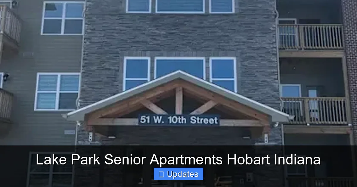 Lake Park Senior Apartments Hobart Indiana
