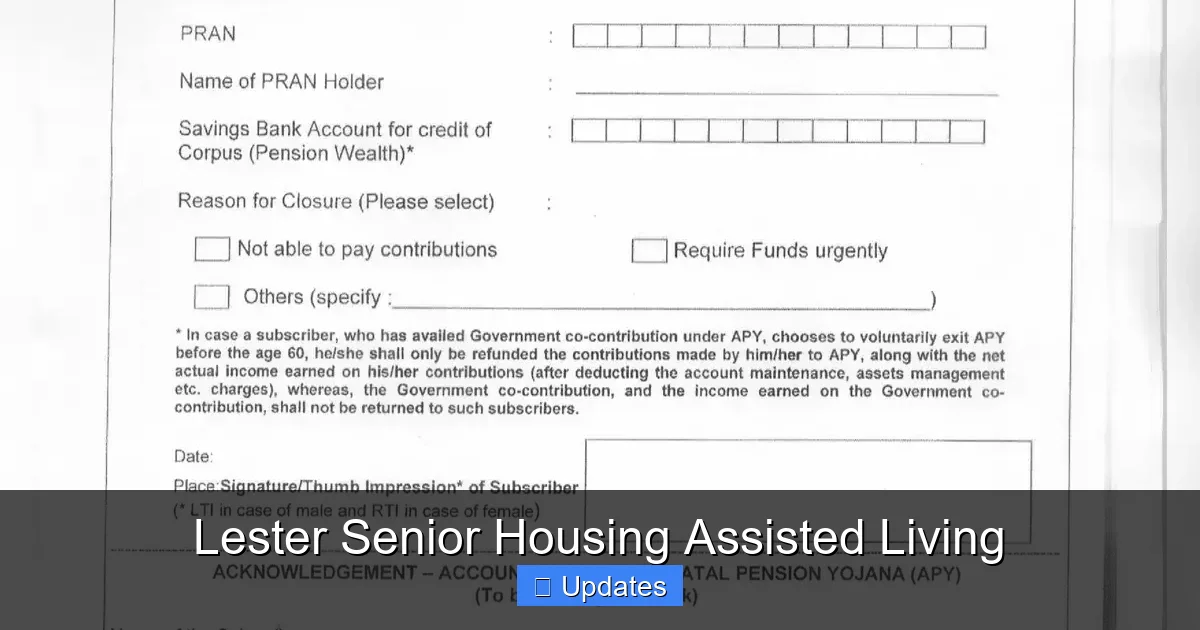 Lester Senior Housing Assisted Living