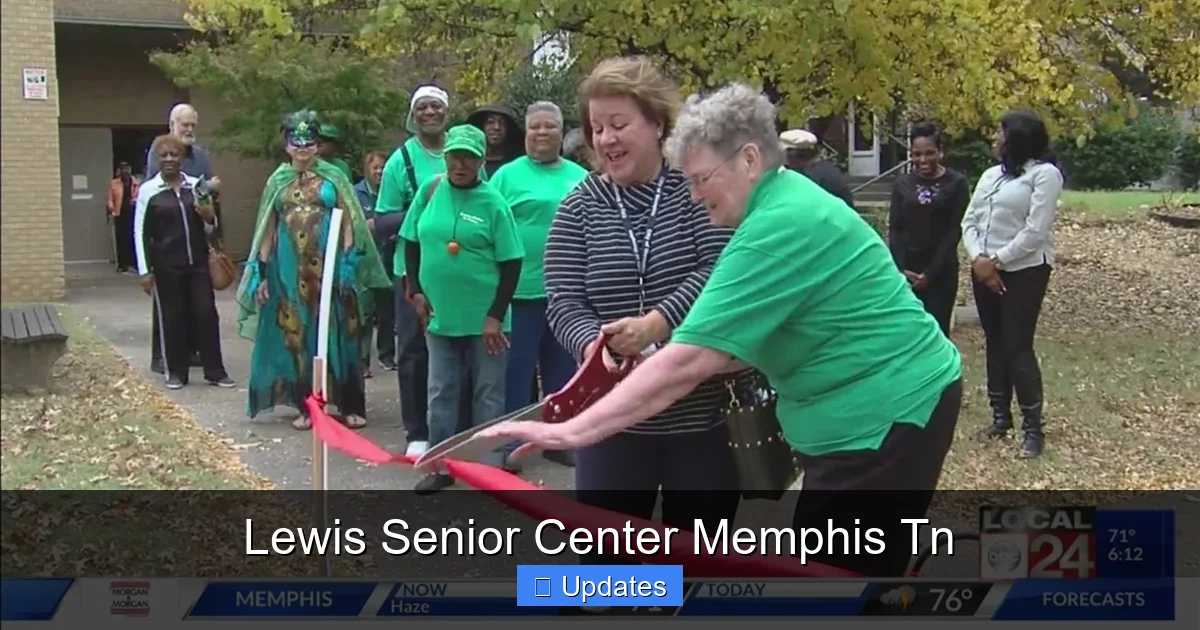 Lewis Senior Center Memphis Tn