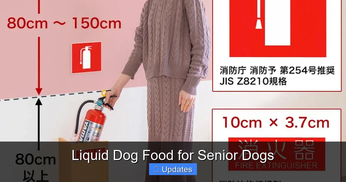 Liquid Dog Food for Senior Dogs