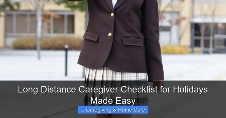 Long Distance Caregiver Checklist for Holidays Made Easy