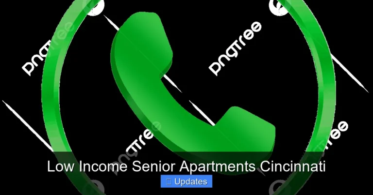 Low Income Senior Apartments Cincinnati