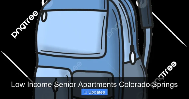 Low Income Senior Apartments Colorado Springs