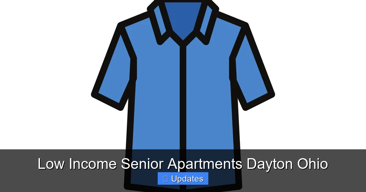 Low Income Senior Apartments Dayton Ohio