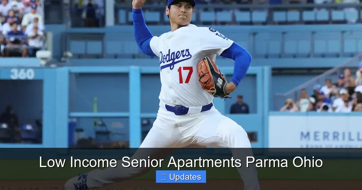 Low Income Senior Apartments Parma Ohio