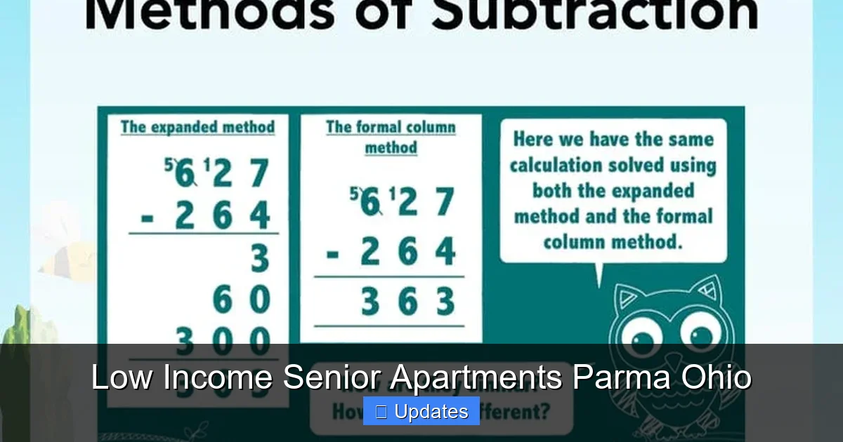 Low Income Senior Apartments Parma Ohio