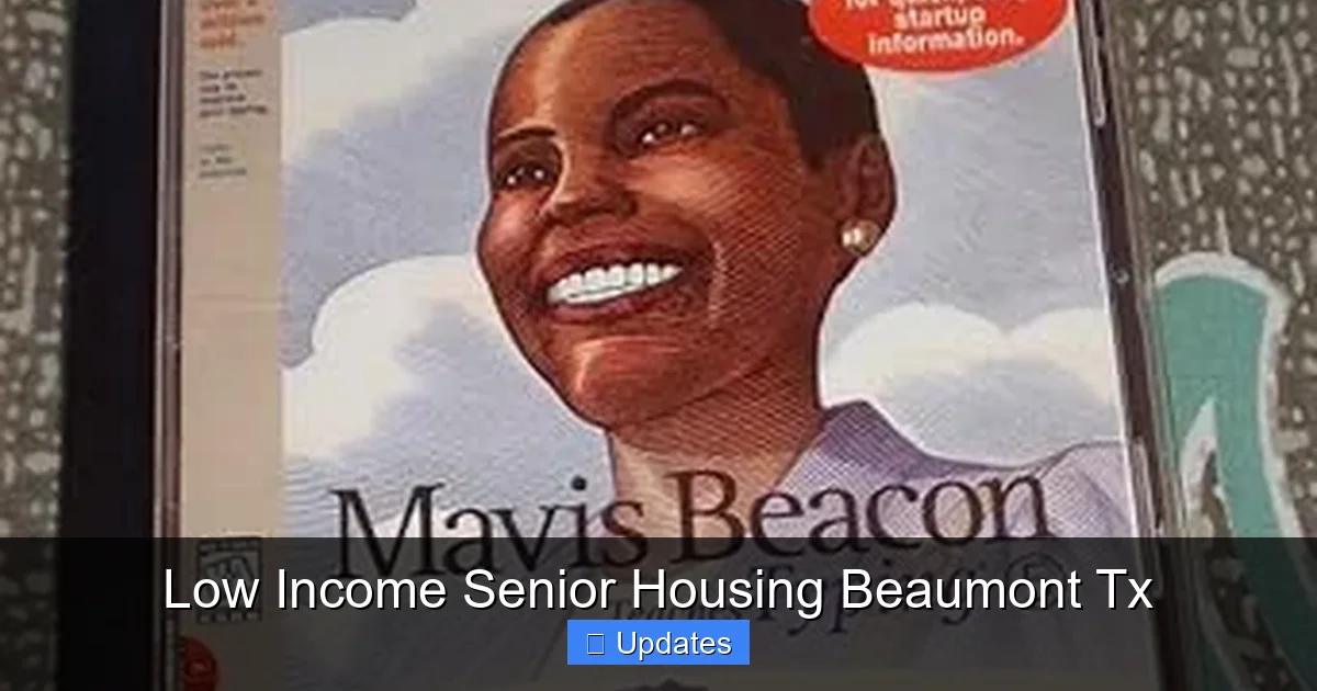Low Income Senior Housing Beaumont Tx