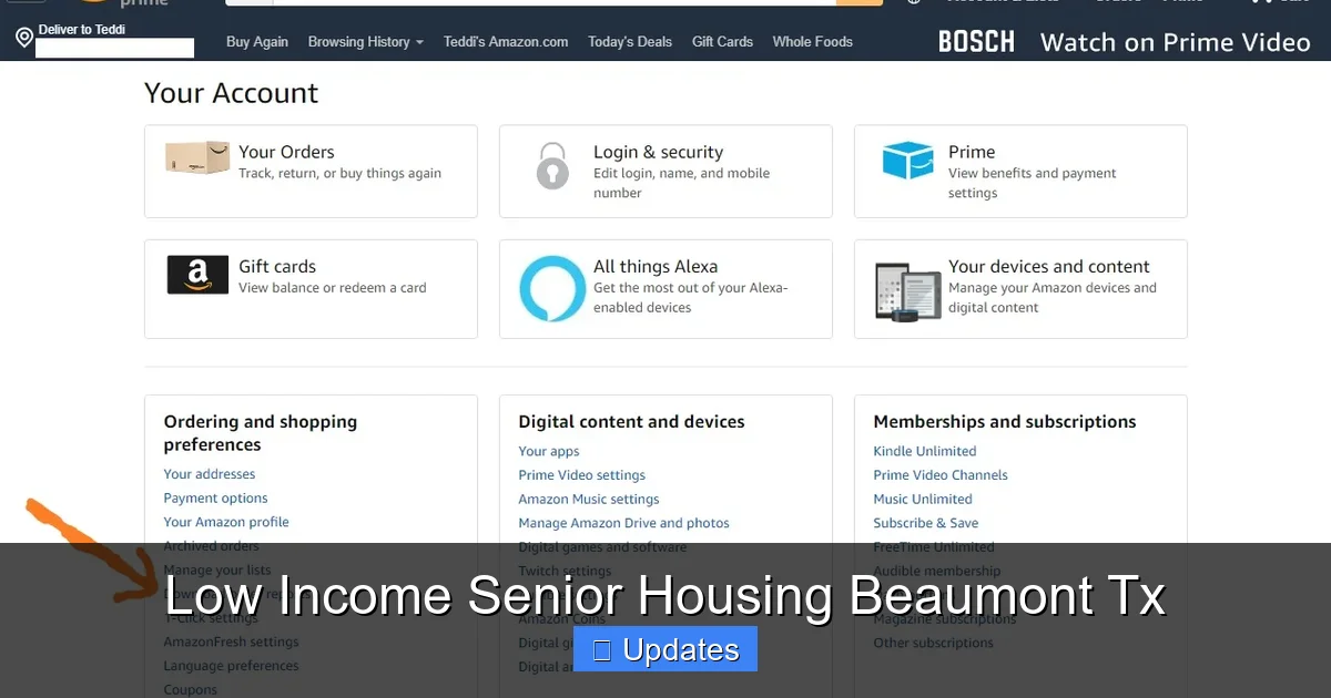 Low Income Senior Housing Beaumont Tx