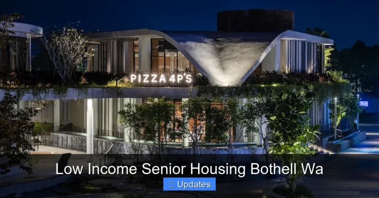 Low Income Senior Housing Bothell Wa