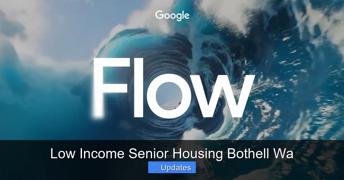 Low Income Senior Housing Bothell Wa