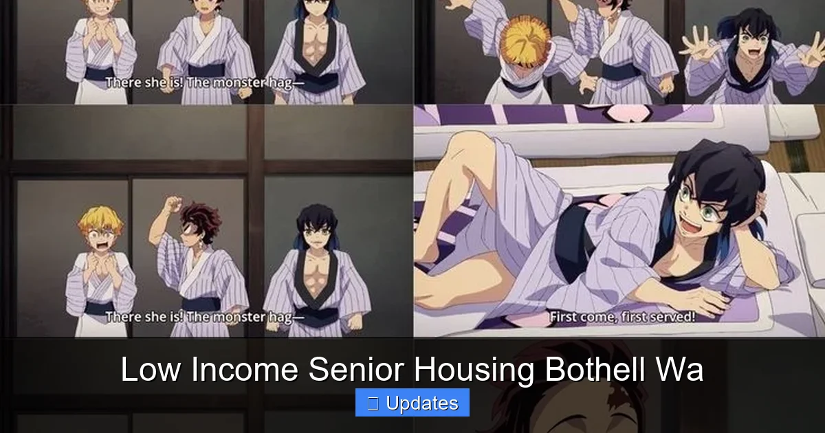 Low Income Senior Housing Bothell Wa