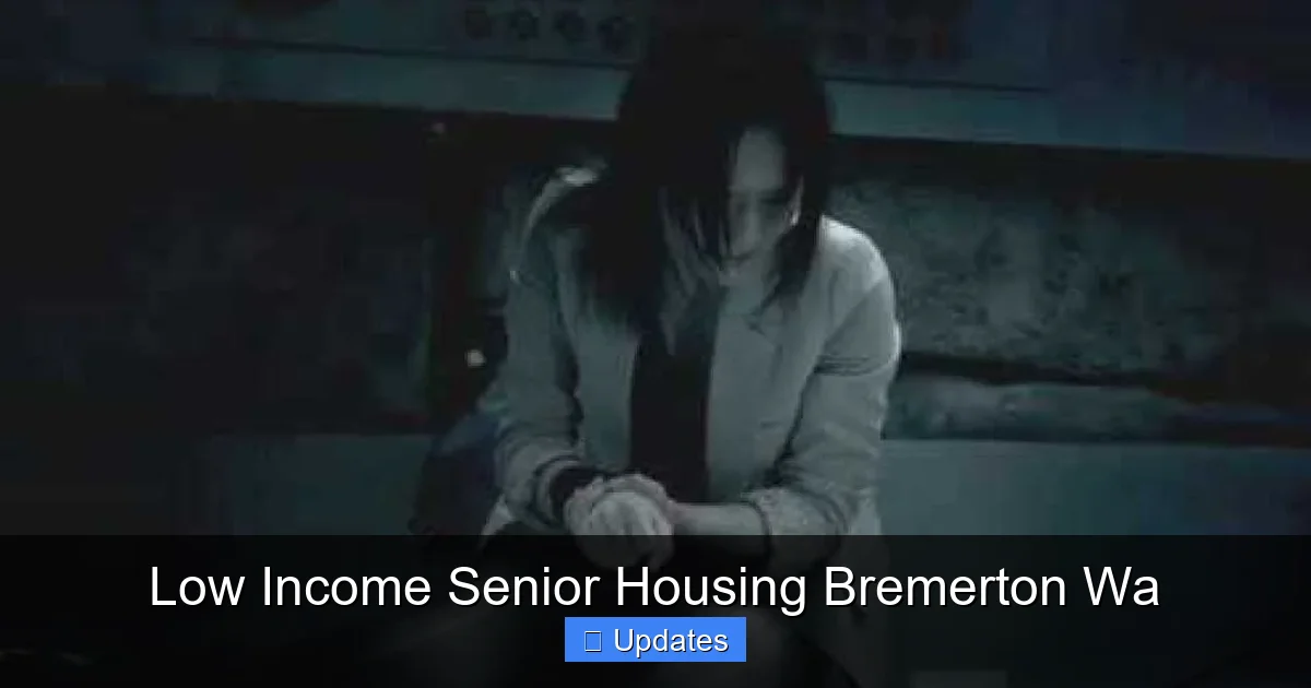 Low Income Senior Housing Bremerton Wa