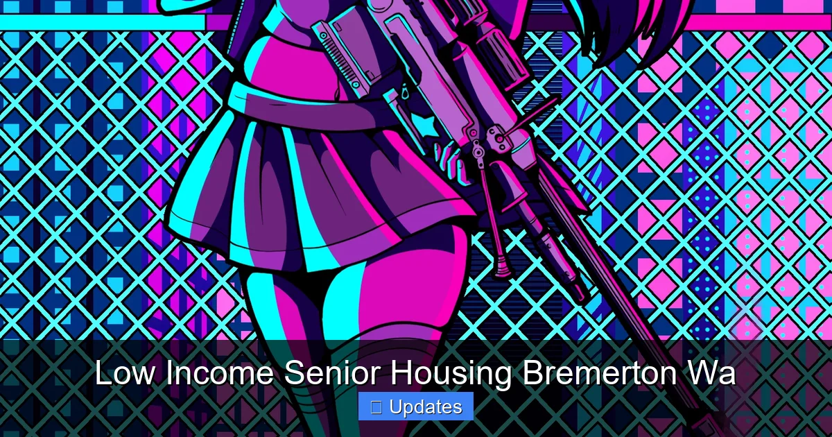 Low Income Senior Housing Bremerton Wa