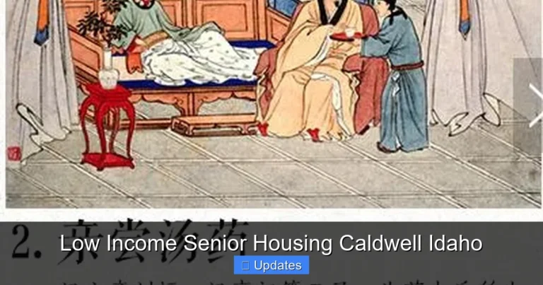 Low Income Senior Housing Caldwell Idaho