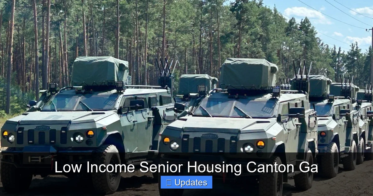 Low Income Senior Housing Canton Ga