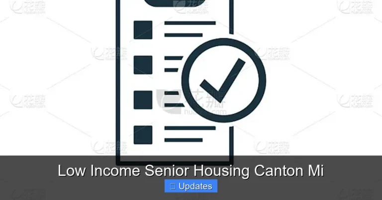 Low Income Senior Housing Canton Mi