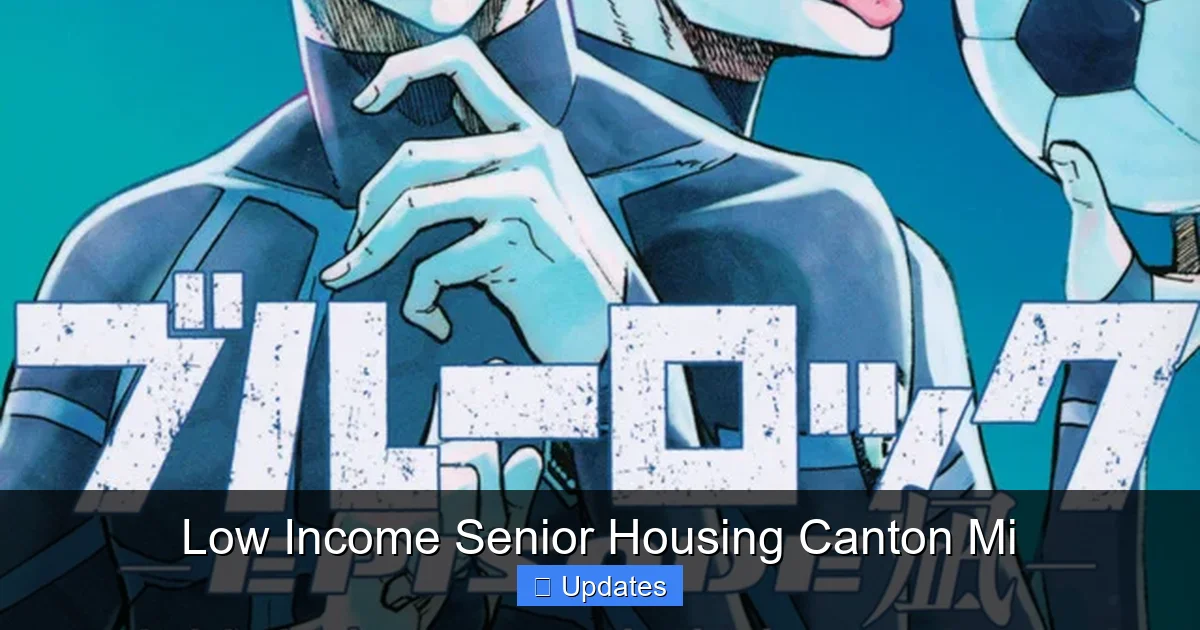 Low Income Senior Housing Canton Mi