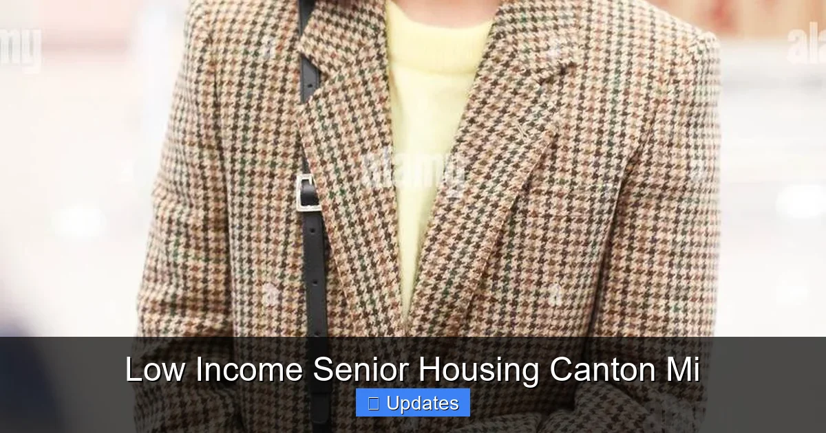 Low Income Senior Housing Canton Mi