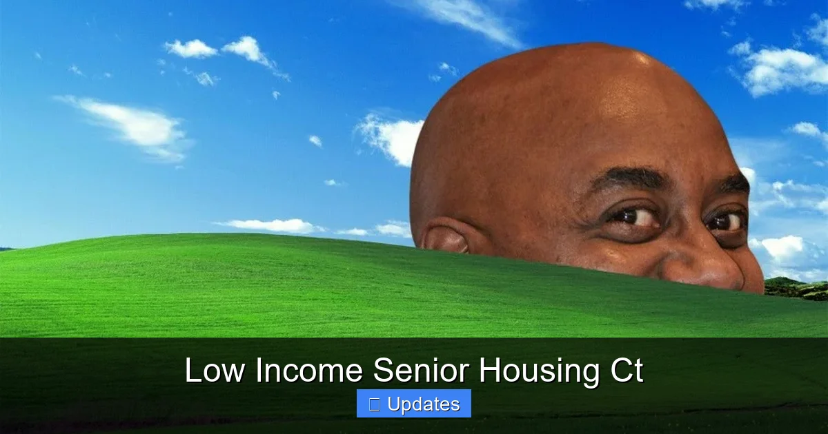 Low Income Senior Housing Ct