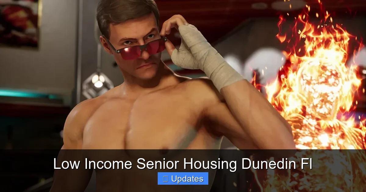 Low Income Senior Housing Dunedin Fl