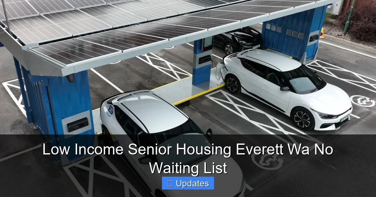 Low Income Senior Housing Everett Wa No Waiting List
